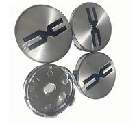 MYYULONG 4 Pièces Cache Moyeu Voiture pour Dacia Duster 2 3 2018-2024 2025, Capuchons de Moyeu Central de Roue Antirouille Enjoliveur de Roue Extérieurs Accessoires,B-60MM