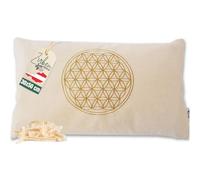 myZirbe Coussin Unique Fleur de Vie avec Inlett 30x50 cm rempli de méprises 100% Alpes en pin en pin