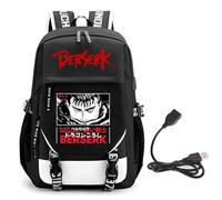 Myzter Be-rserk Sac a Dos, Loisir Backpack, Fashion Décontracté Bag College Pack, Ecole(Black6)