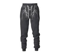 MYZTTZR Mythologie Nordique Pantalon de Sport pour Homme Viking 3D Tatouage Imprimé Fenrir Wolf Dieu Odin Rétro Mode Médiéval Cadeau,Norse Mythology,XXL