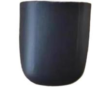Myzzo Poignée de porte extérieure gauche voiture, petite coque pour avant et arrière, non peinte, blanc argenté pour Peugeot 307(Primer No Hole 1pc)