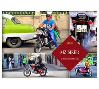 MZ BIKER - Une moto de RDA à Cuba, Version française (Calendrier mural 2026 DIN A4 portrait), Calendrier CALVENDO mensuel