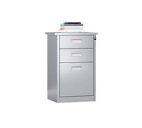 mZ7jGu1 Classeur sous Le Bureau Organisateur Armoire mobilier de 304 en Acier Inoxydable classeur Courte fichier données Stockage tiroir Armoires de Rangement