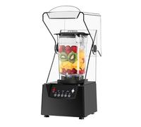 MZBDYYF Blender Industriel 2200W Blender de Bouclier Silencieux Commercial Professionnel 2L pour Le concassage de Glace, Les Shakes et Les Smoothies - idéal pour l'utilisation de la Cuisine