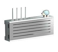 MZBDYYF Boîte de blindage pour prise de bûche, boîtier de rangement mural pour routeur, étagère murale multifonction pour routeur WiFi