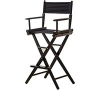 MZBDYYF Chaise pliante pour maquilleur d'extérieur / chaise haute directrice portable en aluminium / avec appui-tête et repose-pieds / convient pour le camping, la pelouse et les moulages de films