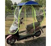 MZBDYYF Pare-Soleil Universel entièrement fermé pour Moto électrique - Parapluie Pliable et étanche pour Scooter - Auvent pour Scooter de mobilité en Couleur A