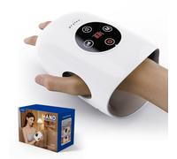 MZCNU Masseur de main avec chaleur et compression, massage des mains sans fil pour l'arthrite, soulagement du canal carpien, relaxation du poignet, 9 modes et 9 intensités, cadeaux pour pères, femmes