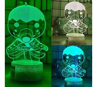 Mzcyfuy Veilleuse 3D Animal Crossing, 16 couleurs changeantes, lampe de bureau USB, éclairage illusion avec télécommande pour décoration d'intérieur, cadeau pour enfants.