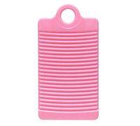 MZD Mini planche à laver en plastique pour chemises d'enfants, planche à laver propre pour linge vert citron (rose)