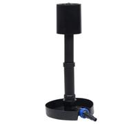 mzdioop Aspirateur de surface pour bassin avec hauteur réglable, surface de 50-60 m², PVC noir, système de nettoyage, circulation d'eau, convient pour bassins jusqu'à 100 000 litres