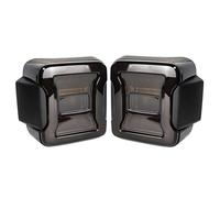 MZEER pour Jeep pour Wrangler JL 2018 2019 2020 2021 2022 Feux Arrière À LED Feu De Freinage Arrière De Voiture Clignotant Feu De Recul(Black Euro)