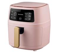 MZGDONGF Friteuse à air sans fumée de 8 litres, minuterie de 120 Minutes, déshydratation, Circulation d'air Rapide, écran Tactile numérique avec 8 cuissons préréglées (Couleur : Rose) Safehappy
