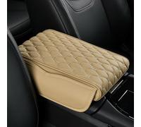 MZHIJIEDM Coussin Accoudoir Voiture pour Alfa Romeo 147 2004-2010, Tapis D'accoudoir Voiture Protection Accoudoir Voiture Accessoire Voiture,Beige
