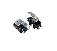mzhjias poignées de porte intérieure de rechange Pour Nissan pour frontière pour navara D40 pour Pathfinder pour Xterra 2005-2013 poignée intérieure de porte marron et chromée(Chrome 1 Pair)