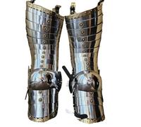 MZICXV Armure de hussard ailé polonais - Cuirasse et épaulières de chevalier fabriquées à la main - Reconstitution historique portable(C)