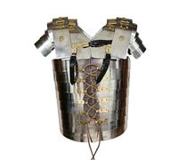 MZICXV Armure romaine Lorica Segmentata - Armure corporelle en plaques de homard de l'époque for reconstitutions légionnaires, GN et expositions(B)