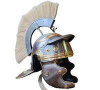 MZICXV Casque romain gaulois G | Armure de légionnaire centurion portable avec plumet amovible