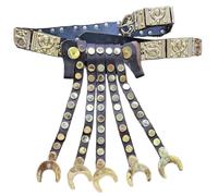 MZICXV Ceinture cingulum de légionnaire romain, ceinture de combat de l'armée romaine avec décorations en laiton, ceinture de reconstitution historique, accessoire de costume de GN
