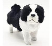 MZICXV Figurine réaliste de Border Collie de 20 cm, Fausse Statue de Chien, décoration animalière Artisanale