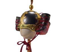 MZICXV Hand-Engraved Bohai Style Dynasty Helmet | Historical Armor Replica | Ornate Flipping Earpiece Helmet for & Display | Authentic Artisan Craftsmanship