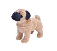 MZICXV Peluche Carlin Réaliste, Adorable et Douce, Jouet Chien pour Enfants