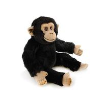 MZICXV Peluche chimpanzé réaliste de 11,8 Pouces, Animal en Peluche Doux, Singe Mignon