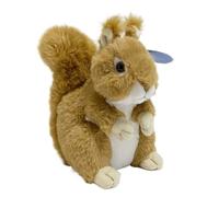MZICXV Peluche écureuil réaliste de 20 cm, Douce et Moelleuse avec Fond lesté