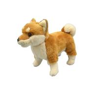 MZICXV Peluche Shiba Inu en Coton PP, Jouet Doux et Mignon, idéal for l'éducation précoce, décoration de la Maison(Brown)