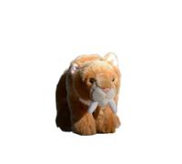 MZICXV Peluche Tigre à Dents de Sabre 29cm Réaliste - Ultra Douce & Câline, Jouet Animal Préhistorique Idéal, Cadeau pour Enfants & Passionnés de Dinosaures