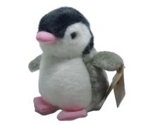 MZICXV Porte-clés en Peluche réaliste de 11,9 cm, Mini Pingouin Empereur (Pygoscelis Antarctica)