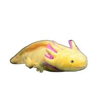 MZICXV Poupée de Jouet en Peluche Axolotl Jaune de Simulation poupée de Dinosaure hexagonale Jaune