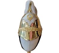 MZICXV Réplique du casque de la cavalerie britannique | Casque de cuirassier des gardes-nageurs de la Garde royale avec plumet | Couvre-chefs de(B)