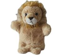 MZICXV Simulation Petit Lion marionnette à Main poupée Animal Lion ventriloquie Jouet en Peluche Jeu Parent-Enfant Accessoires d'éducation de la enfance Cadeau Enfant