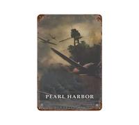 MZKSUERS Affiche de film Pearl Harbor - Décoration murale en métal - Décoration moderne de bar - 30 x 20 cm