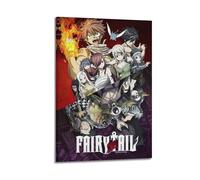 MZKSUERS Fairy Tail Poster décoratif sur toile pour chambre à coucher 20 x 30 cm