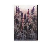 MZKSUERS Poster Anime Attack on Titan 19 - Impression sur toile - Décoration murale moderne pour chambre à coucher - 60 x 90 cm