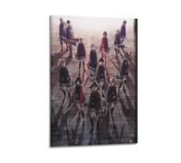 MZKSUERS Poster Anime Attack on Titan 19 - Impression sur toile - Décoration murale moderne pour chambre à coucher - 50 x 75 cm