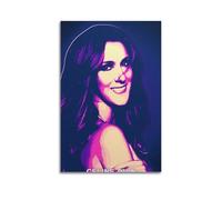 MZKSUERS Poster Celine Dion - Impression sur toile - Décoration murale moderne pour chambre à coucher - 40 x 60 cm