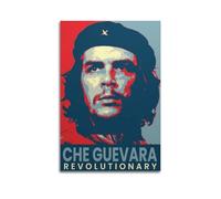 MZKSUERS Poster Che Guevara Poster4 - Impression sur toile - Décoration murale moderne pour chambre à coucher - 50 x 75 cm