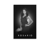 MZKSUERS Poster d'acteur Rosario Dawson - Impression sur toile - Décoration murale moderne pour chambre à coucher - 20 x 30 cm