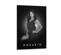 MZKSUERS Poster d'acteur Rosario Dawson - Impression sur toile - Décoration murale moderne pour chambre à coucher - 20 x 30 cm
