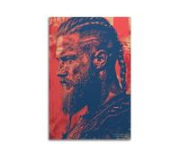 MZKSUERS Poster de mythologie Vikings sur toile - Décoration murale moderne pour chambre à coucher - 50 x 75 cm