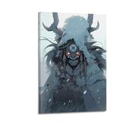 MZKSUERS Poster décoratif sur toile représentant un chaman de neige épique - Impression d'art moderne pour chambre à coucher - 60 x 90 cm