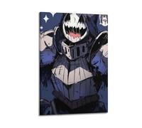 MZKSUERS Poster décoratif sur toile représentant un chevalier souriant avec masque - Poster mural moderne pour chambre à coucher - 30 x 45 cm