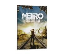 MZKSUERS Poster Metro Exodus sur toile - Impression d'art moderne pour chambre à coucher - 60 x 90 cm