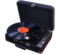 MZL-P01 Tourne-disque vinyle Tourne-disque LP Compatible avec les disques vinyles 7/10/12 pouces 33?/45/78 tr/min Vitesses Haut-parleur BT5.0 Sortie RCA avec housse anti-poussière