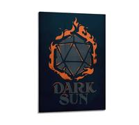 MZMCXNFW Poster de jeu Cataclysme du soleil couchant sur toile - Poster décoratif sur toile - Poster mural moderne pour chambre à coucher - 30 x 45 cm