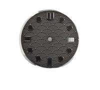 MZMZM Accessoires à Motif d'écailles de Poisson ondulé, Cadran à Calendrier Unique de 28.5MM(03)