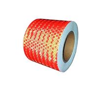 MZMZM Autocollant réfléchissant for la circulation routière, adhésif imperméable blanc rouge jaune(Shiny Green)